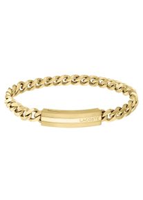 Lacoste Herren Armband "Schmuck Edelstahl Armband Panzerkette ADVENTURER", Edelstahl, gold, Edelstahl, Armbänder