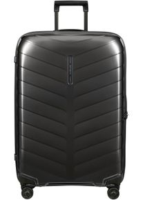 Samsonite Hartschalen-Trolley "ATTRIX, verschiedene Größen und Farben", grau, Polypropylen, Strukturmuster, klassisch, Koffer, Hartschalen-Koffer