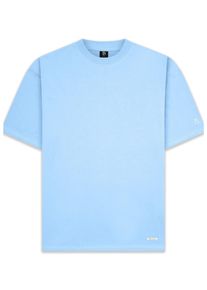 DROPSIZE Herren T-Shirt "Dropsize Herren Super Heavy Blank T-Shirt", blau, casual, Gr. M, unifarben, 100% Baumwolle, Shirts