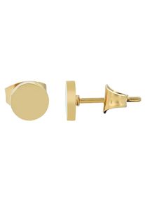 Adelia´s ADELIA ́S Damen Paar Ohrhänger "Neuheit 2025 - Unisex Ohrstecker aus Edelstahl Ø 6 mm", Unisex, Edelstahl, silber, Edelstahl, Ohrringe