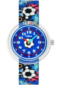 s.Oliver Kinder Quarzuhr, blau, Armbanduhren, Armbanduhr, Kinderuhr, Geschenkidee