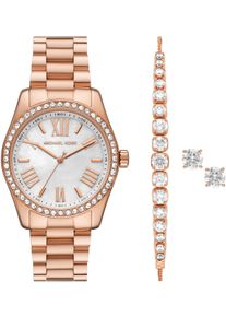 Michael Kors Damen Quarzuhr "LEXINGTON", gold, Armbanduhren, Armbanduhr, Damenuhr, ideal auch als Geschenk, Edelstahlarmband