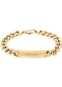 Tommy Hilfiger Herren Armband "SS24 CLASH, 2790579, 2790580", Edelstahl, gold, Edelstahl, Armbänder