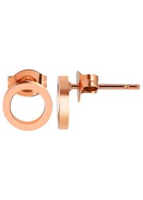 Adelia´s ADELIA ́S Damen Paar Ohrhänger "Neuheit 2025 - Damen Ohrstecker aus poliertem Edelstahl Ø 8 mm", Damen, Edelstahl, silber, Edelstahl, Ohrringe