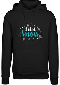Merchcode Herren Kapuzensweatshirt "Merchcode Herren Let it snow Heavy Hoody", schwarz, Gr. XXL, bedruckt, 65% Baumwolle, 35% Polyester, Sweatshirts