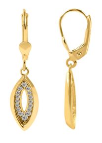 Adelia´s ADELIA ́S Damen Paar Ohrhänger, Damen, Gelbgold 375, gold, Gelbgold 375, Ohrringe