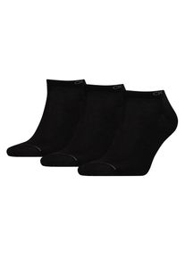 Calvin Klein Herren Sneakersocken "CK MEN SNEAKER 3P", schwarz, Baumwollmischung, Elasthan, Polyamid, unifarben, Socken, mit Markenlogo am Bündchen