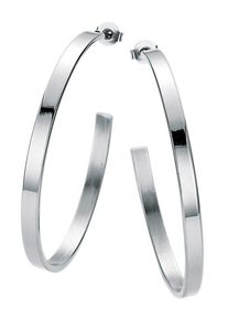 Firetti Damen Paar Creolen "Schmuck Geschenk basic", Edelstahl, silber, Edelstahl, Ohrringe