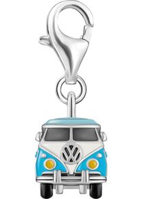 Thomas Sabo Damen Charm-Einhänger "Charm Hippie-Bus bunt, 2210-664-7", silber, Silber 925 (Sterlingsilber), Charms