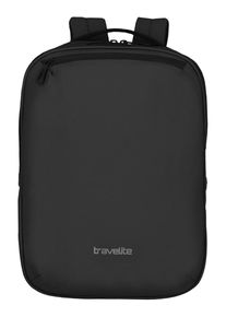 Travelite Daypack "BASICS Plane RV", schwarz, Polyester, Polyurethane, casual, Rucksäcke, Freizeitrucksack Laptopfach Sicherheitsfach