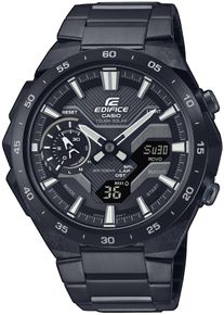 CASIO EDIFICE Smartwatch, schwarz, Smartwatches, Quarzuhr, Armbanduhr,Herrenuhr,Stoppfunktion,Bluetooth,Resinarmband