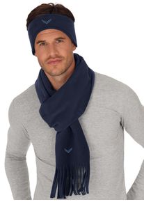 TRIGEMA Herren Fleeceschal "TRIGEMA Fleeceschal", blau, casual, Polyester, Modetücher