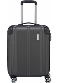 Travelite Hartschalen-Trolley "CITY, verschiedene Größen und Farben", grau, ABS, unifarben, matt, Basic,elegant,casual,klassisch,modisch, Koffer,