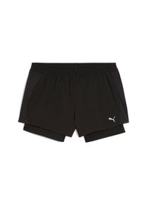 Puma Damen Laufshorts "W RUN VELOCITY 2IN1 3" SHORT", schwarz, sportlich, Gr. XL, unifarben, Obermaterial: 88% Polyester, 12% Elasthan, Hosen