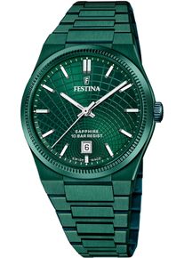 Festina Damen Quarzuhr "Rivé Collection"grün, Armbanduhren, Armbanduhr, Damenuhr, Herrenuhr, Swiss Made, Edelstahlarmband, analog