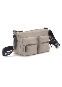 ELBSAND Damen Umhängetasche "Schultertasche", beige, Polyester, unifarben, clean, Taschen, Handtasche, Henkeltasche, Crossbody Bag VEGAN