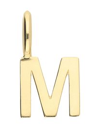 Adelia´s ADELIA ́S Damen Buchstaben-Anhänger "Damen & Herren 333 Gold Buchstabenanhänger M", Gelbgold 333, gold, Gelbgold 333, Schmuckanhänger, für Damen &