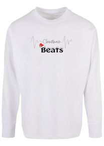Merchcode Herren Longsleeve "Merchcode Herren", weiß, klassisch, Gr. M, bedruckt, 100% Baumwolle, Shirts