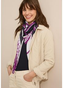 Cecil Damen Halstuchanemone pink, casual, bedruckt, Stoff, 100% Modal, Modetücher, aus Modal