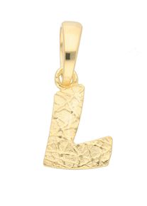 Adelia´s ADELIA ́S Damen Buchstaben-Anhänger "Damen & Herren 333 Gold Buchstabenanhänger L", Gelbgold 333, gold, Gelbgold 333, Schmuckanhänger, für Damen &