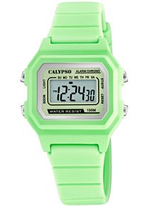 Calypso Watches Damen Chronograph "Digital Crush", grün, Armbanduhren, Armbanduhr, Quarzuhr, Damenuhr, digital, Stoppfunktion