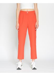 Gang Damen Relaxhose "Gang Hosen Relaxed 94STELLA cropped", rot, Gr. 28, 86% Polyester, 14% Elasthan, Hosen