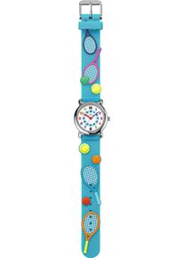 Alpha Saphir Kinder Quarzuhr, blau, Armbanduhren, Armbanduhr, Kinderuhr, analog, ideal auch als Geschenk