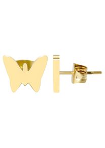 Adelia´s ADELIA ́S Damen Paar Ohrhänger "Neuheit 2025 - Damen Ohrstecker aus poliertem Edelstahl", Damen, Edelstahl, gold, Edelstahl, Ohrringe