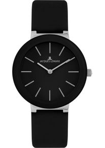 Jacques Lemans Damen Quarzuhr "Monaco, 42-9A", schwarz, Armbanduhren, Armbanduhr, Damenuhr, Crystexglas, Lederarmband