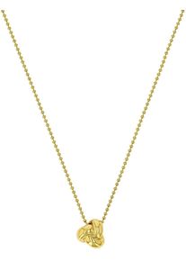 Amor Damen Kette mit Anhänger "Knoten-Optik, 2039990", Silber 925 (Sterlingsilber), L: 45cm B: 1,2mm, gold, Silber 925 (Sterlingsilber), B:1,2mm,