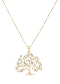 Firetti Damen Kette mit Anhänger "Schmuck Geschenk Gold 585 Halsschmuck Halskette Goldkette Venezianer", Gelbgold 585, L: 45cm, gold, Gelbgold 585,