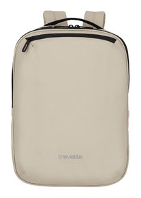 Travelite Daypack "BASICS Plane RV", beige, Polyester, Polyurethane, casual, Rucksäcke, Freizeitrucksack Laptopfach Sicherheitsfach