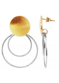 Adelia´s ADELIA ́S Damen Paar Ohrhänger "Neuheit 2025 - Damen Ohrstecker aus Edelstahl", Damen, Edelstahl, gold, Edelstahl, Ohrringe
