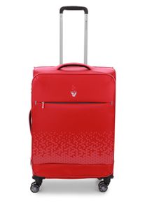 Roncato Koffer "Trolley CROSSLITE M", rot, Polypropylen, bedruckt, klassisch, Koffer, Reisegepäck Koffer mittel groß Volumenerweiterung