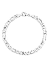 Firetti Herren Armband "Schmuck Geschenk Silber 925 Armschmuck Armkette Figarokette", 21, Silber 925 (Sterlingsilber), silber, Silber 925