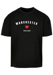 Merchcode Herren T-Shirt "Merchcode Herren Manchester X Ultra Heavy Cotton Box T-Shirt", schwarz, casual, Gr. 5XL, bedruckt, 100% Baumwolle, Shirts