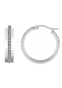 Adelia´s ADELIA ́S Damen Paar Creolen, Damen, Edelstahl, silber, Edelstahl, Ohrringe