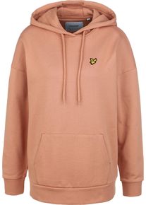 Lyle & Scott LYLE & SCOTT Herren Kapuzensweatshirt "Lyle & Scott Damen Lyle & Scott Oversized Hoodie", orange, Gr. S, 100% Baumwolle, Sweatshirts