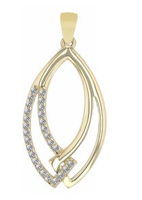 Adelia´s ADELIA ́S Damen Ketten-Anhänger "Neuheit 2025 - moderner Schmuck Anhänger aus 333 Gold", Gelbgold 333-Gold, gold, Gelbgold 333, Gold, Schmuckanhänger