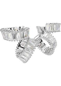 Swarovski Damen Paar Ohrklemmen "Schmuck Geschenk Ariana Grande Ohrspangen, 5720872", Metall, silber, Metall, Ohrringe, mit Swarovski Kristall