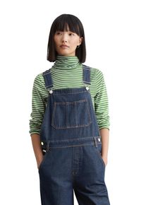 Marc O'Polo Damen Overall "aus dunkelblauem Rigid Denim", blau, Gr. XXS, MARC O'POLO DENIM, unifarben, Obermaterial: 100% Baumwolle, Overalls