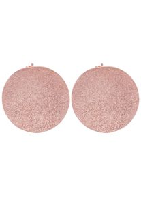 Adelia´s ADELIA ́S Damen Paar Ohrhänger "Neuheit 2025 - Damen Ohrstecker aus mattem Edelstahl Ø 25 mm", Damen, Edelstahl, silber, Edelstahl, Ohrringe