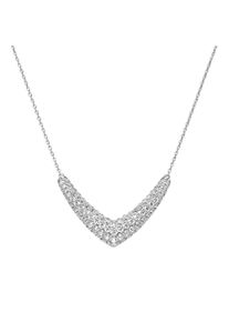 Damen Collier "mit Zirkonia oder Spinell, Silber 925", 45cm, Silber 925 (Sterlingsilber), weiß, Giorgio Martello MILANO, Silber 925 (Sterlingsilber),