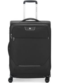 Roncato Weichgepäck-Trolley "Joy, 63 cm, schwarz", schwarz, Polyester, unifarben, Koffer, Weichgepäck-Koffer Reisegepäck mit Volumenerweiterung und