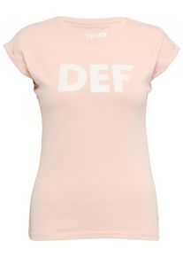DEF Herren Kurzarmshirt "DEF Damen DEF Her Secret T-Shirt", pink, casual, Gr. M, bedruckt, 100% Baumwolle, Shirts