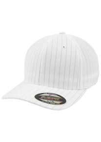 Flexfit Damen Flex Cap "Flexfit Accessoires Flexfit Pinstripe", blau, casual, Gr. L, mehrfarbig, 97% Polyester, 3% Elasthan, Caps