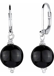 Elli Damen Paar Ohrhänger "Schmuck Geschenk Silber 925 Ohrringe, 0302121815", Silber 925 (Sterlingsilber), schwarz, Silber 925 (Sterlingsilber),