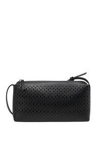 Marc O'Polo MARC O'POLO Damen Umhängetasche "aus edlem Rindleder", schwarz, Leder, unifarben, Taschen