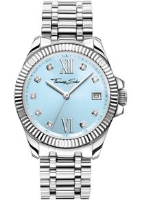 Thomas Sabo Damen Quarzuhr "DIVINE", silber, Armbanduhren, Armbanduhr,Damenuhr,Mineralglas m. Saphirbeschichtung,Edelstahlarmband