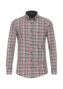 Casamoda Herren Langarmhemd "Casamoda Freizeithemd kariert", rot, Gr. XXL, kariert, 100% Baumwolle, Hemden